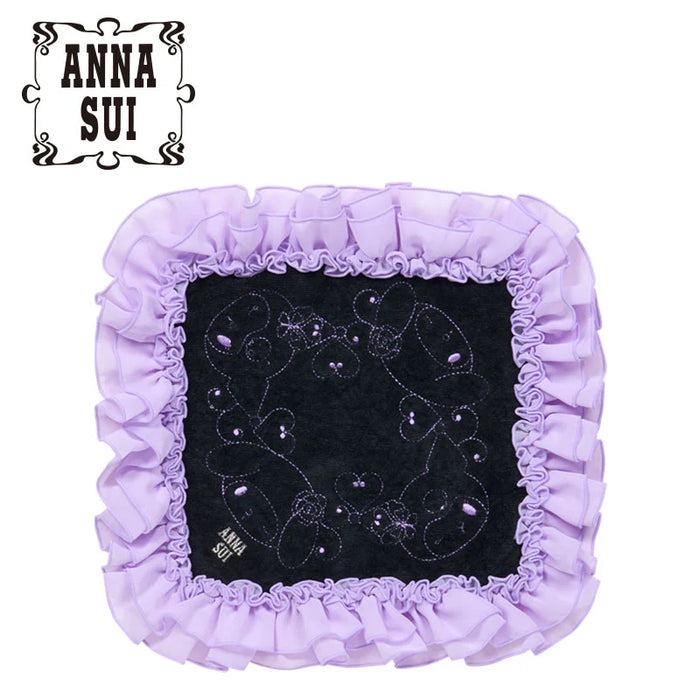 Japan Sanrio - My Melody & Kuromi ANNA SUI Mini Towel (Ruffle) Color: Purple