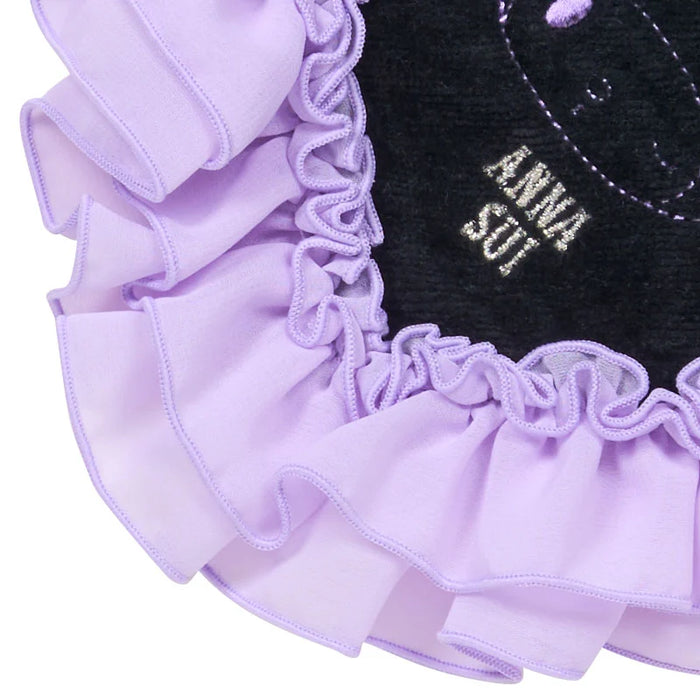 Japan Sanrio - My Melody & Kuromi ANNA SUI Mini Towel (Ruffle) Color: Purple