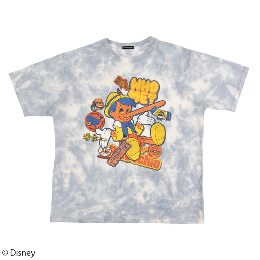 Japan Disney Collaboration - PONEYCOMB TOKYO Pinocchio Tie-dye T-Shirt (Blue)