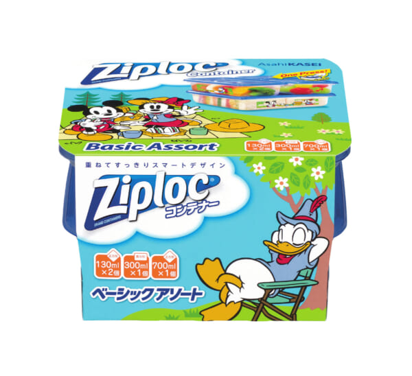 Ziploc Container x Disney 2022 Spring Design -- Mickey & Friends enjoying  the outdoors! Also for lunchboxes []