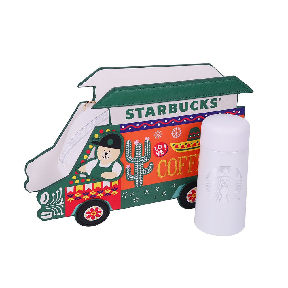 Starbucks China - Summer Exotic Beauty - Starbucks Truck Cover with Stainless Steel Bottle 150ml