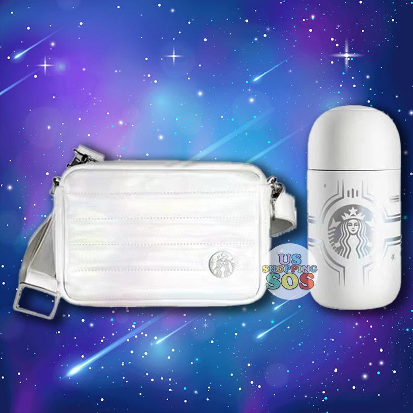 Starbucks China - Astronaut 2021 - 19. Spaceship Capsule-Shape Stainless Steel Bottle 220ml & Pouch