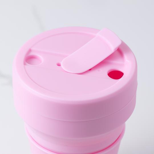Starbucks Hong Kong - Sakura Blossom 2021 Collection - Stojo Pink Collapsible Cup 12oz