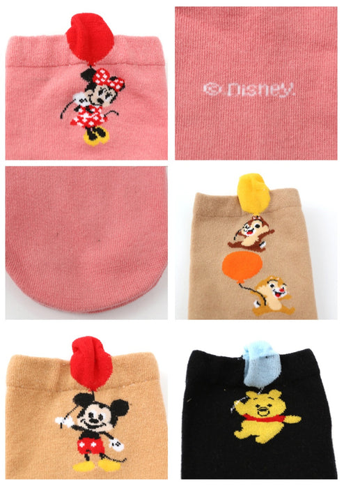 Taiwan Disney Collaboration - SB Disney Character Balloon Cartoon Print Tube Socks (4 Styles)