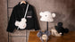 TDR - Fluffy and Fluffy! Mickey Mouse Head Shaped Shoulder Bag (Color: White)
