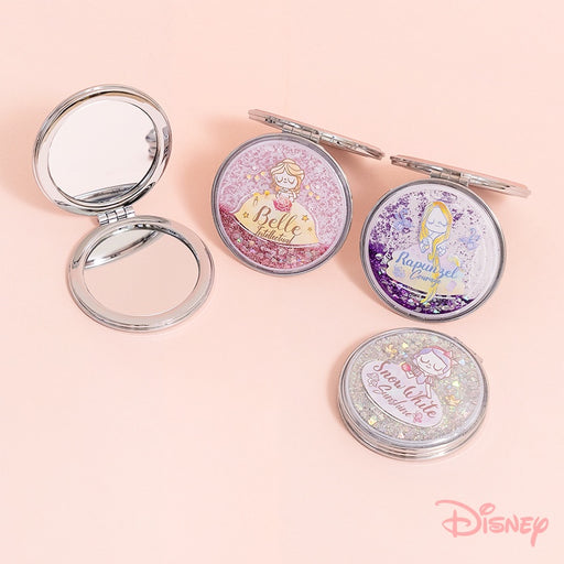 Taiwan Disney Collaboration - Dreaming Princesses Quicksand Foldable Pocket Mirror (4 Styles)