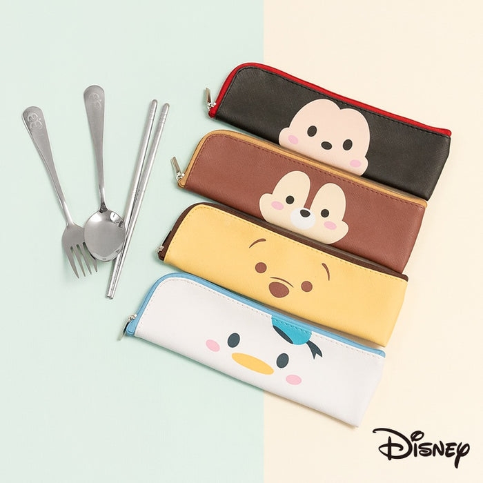 Taiwan Disney Collaboration - Disney Characters Tableware Set with a Leather case (5 Styles)
