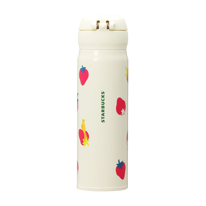 Starbucks Japan - Handy Stainless Bottle Strawberry 500ml (Release Date: Apr 12)
