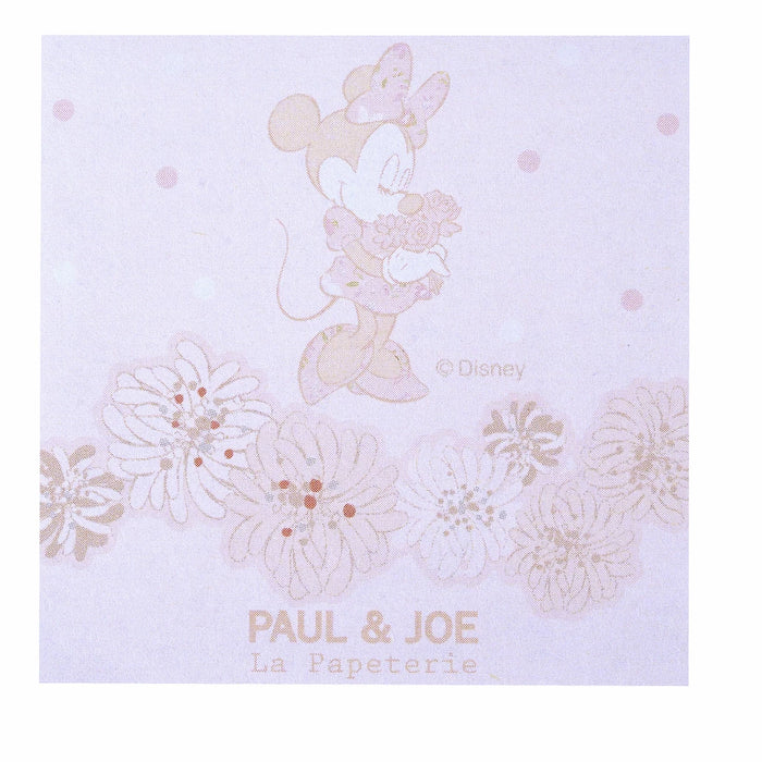 JDS - PAUL ＆ JOE La Papeterie x Minnie Notepad Block Memo Chrysantheme
