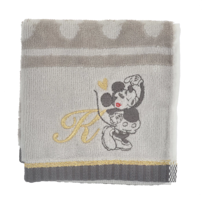 JDS - Mickey Mouse K Initial Mini Towel