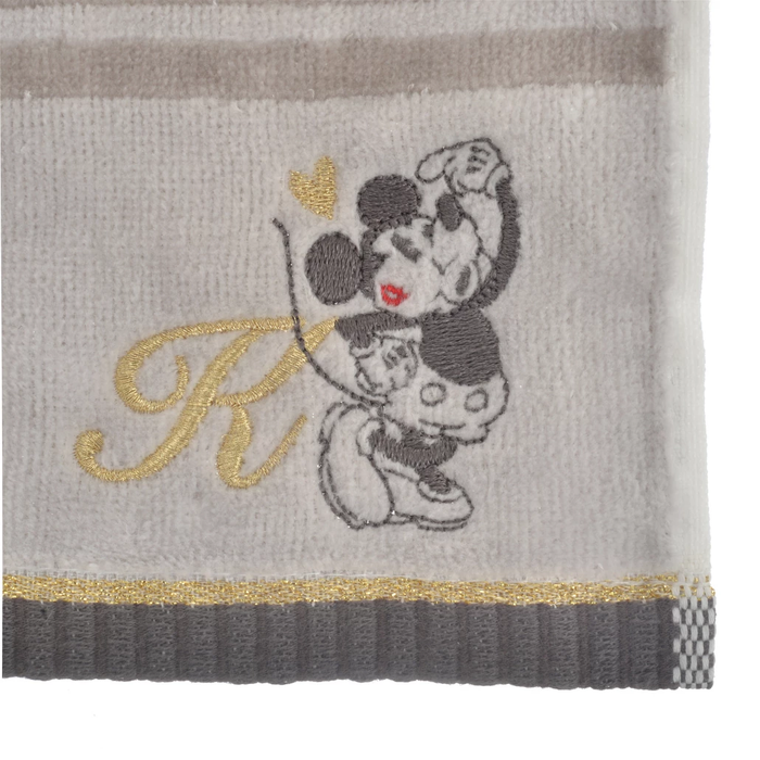 JDS - Mickey Mouse K Initial Mini Towel