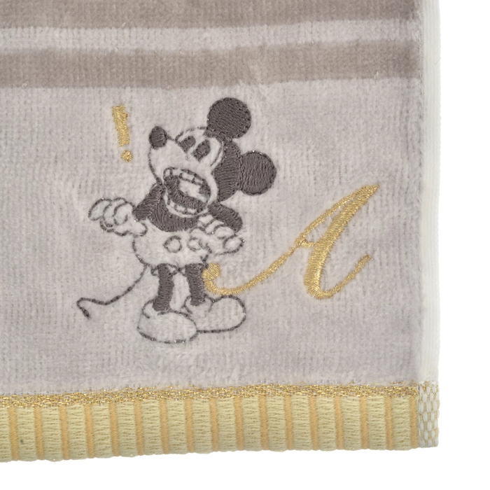 JDS - Mickey Mouse A Initial Mini Towel