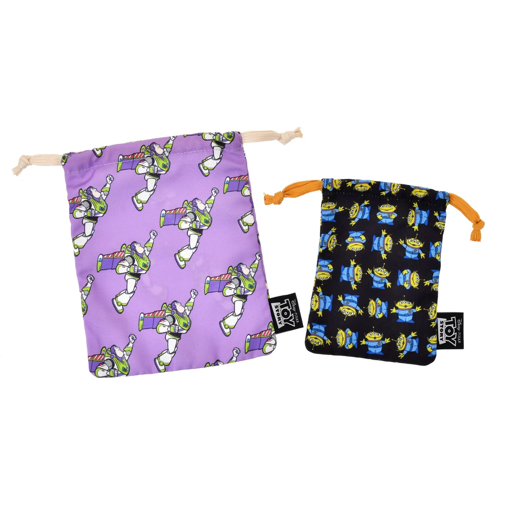JDS - Buzz Lightyear & Little Green Men / Alien Total Pattern Drawstring Bag Set