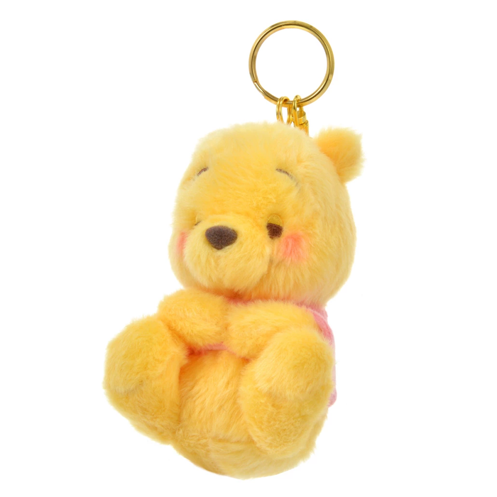 JDS - Good Night's Sleep Collection x Pastel Color Fluffy Winnie the Pooh Plush Keychain