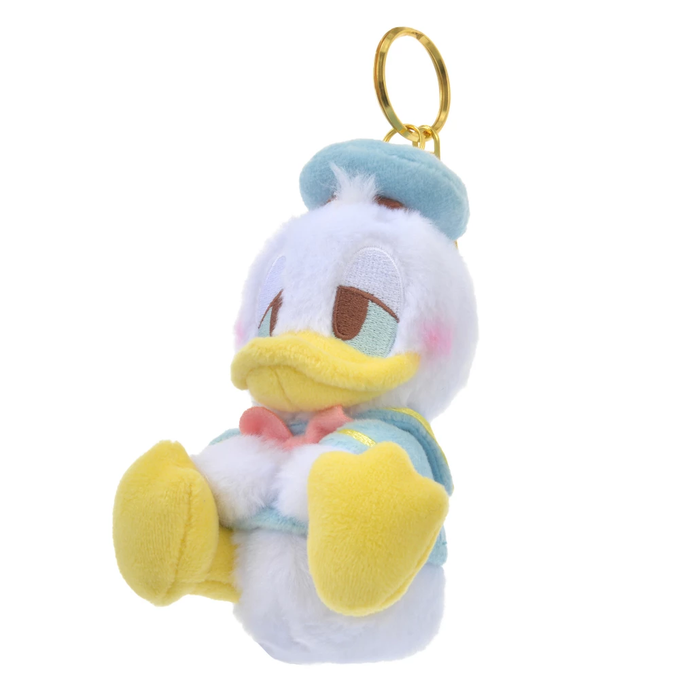 JDS - Good Night's Sleep Collection x Pastel Color Fluffy Donald Duck Plush Keychain