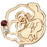 JDS - Belle and the Beast "Rose" Pony Hook