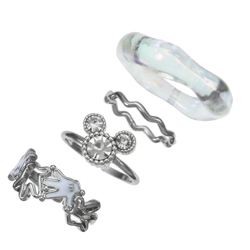 JDS - Mickey "Aurora Clear" Ring/Ring Set