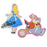 JDS - Sticker Collection x Alice in Wonderland"Hologram " Seal/Sticker
