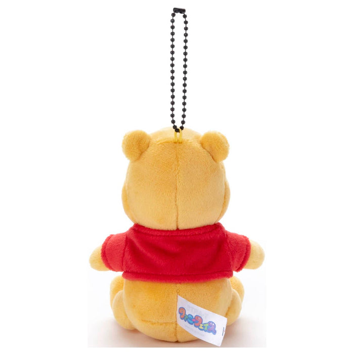 Japan Takara Tomy - Funny Face x Winnie the Pooh Plush Keychain