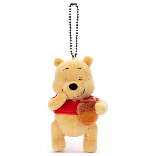 Japan Takara Tomy - Funny Face x Winnie the Pooh (With Honey Pot) Plush Keychain