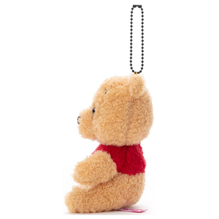 Japan Takara Tomy - Hug Winnie the Pooh Plush Keychain