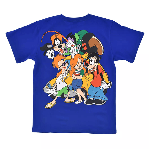 JDS - Goofy Movie / Holiday is the best! !! Short sleeve T-shirt back print photogenic