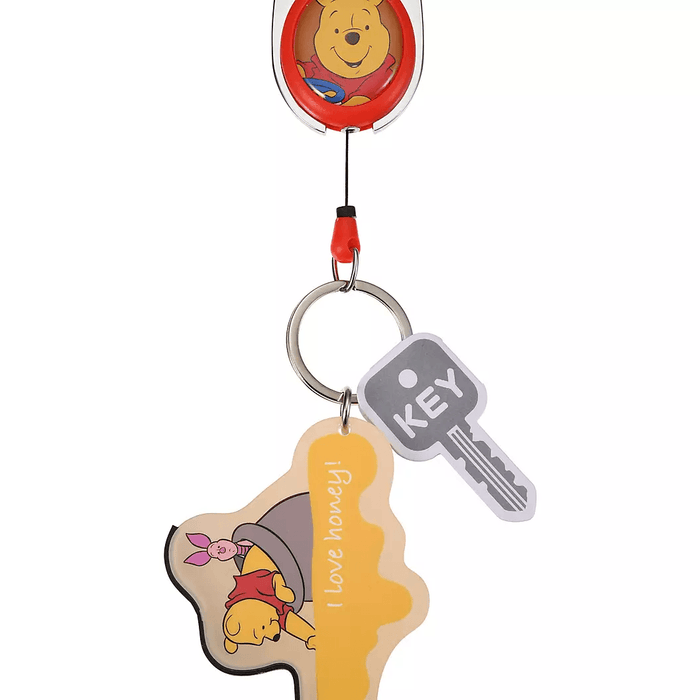 JDS - Winnie the Pooh & Piglet Keychain Reel Type Touchless