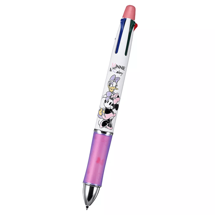 JDS - PILOT Dr. Grip 4+1 Multi-Function Refillable & Retractable Ballpoint Pen + Pencil x Minnie Mouse & Daisy Duck