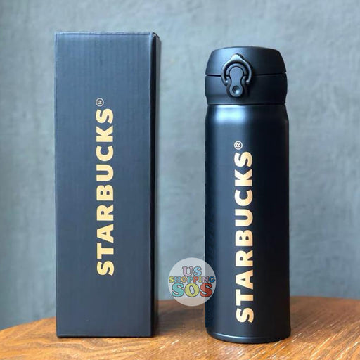 Starbucks China - Christmas Time 2020 Dark Bling Series - Thermos Stainless Steel Handy Bottle 500ml