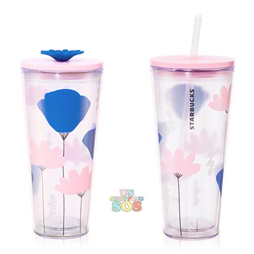 Starbucks China summer pink glass cup