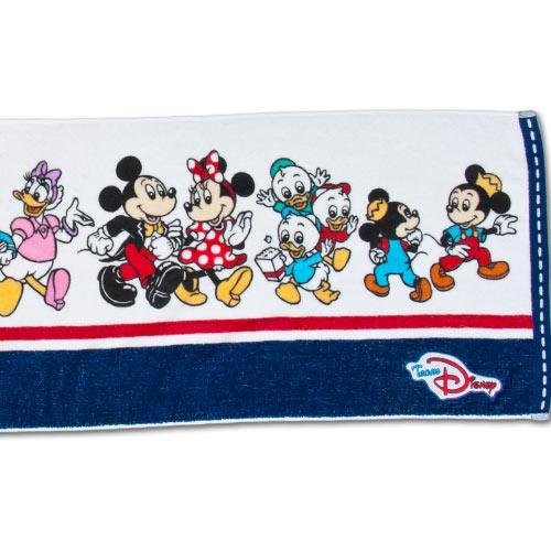 TDR - Team Disney - Mickey & Friends Face Towel x Full Figure