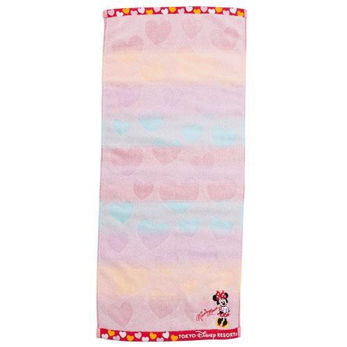 TDR - Face Towel x Minnie Mouse with Heart Print