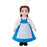TDR - Beauty and the Beast Magical Story Collection - Plush Toy Keychain x Belle in Blue Dress