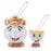 TDR - Beauty and the Beast Magical Story Collection - Plush Toy Keychain x Mrs. Pott & Chip The Tea Cup