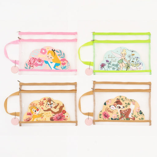 Taiwan Disney Collaboration - Floral Season Disney Characters Double-Layer Stitching Mesh File Bag (4 Styles)