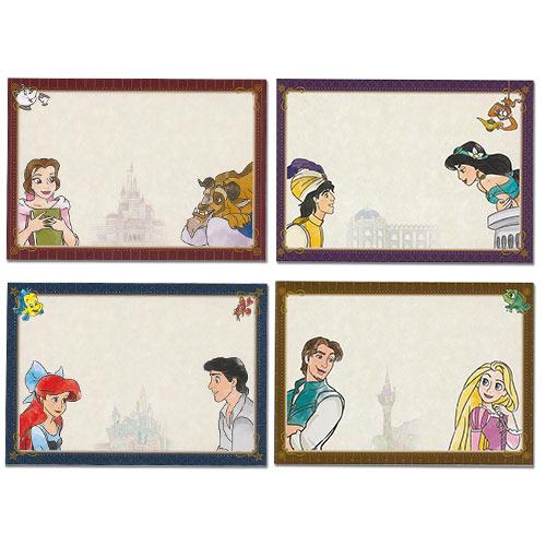 TDR - Disney Story Princess & Prince Memo Set