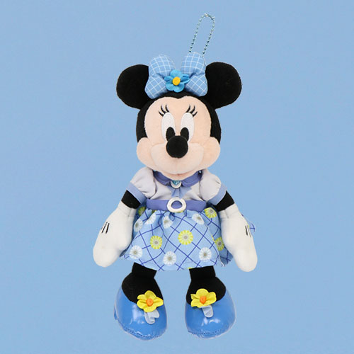 TDR - Disney Blue Ever After Collection - Minnie Mouse Plush Keychain USShoppingSOS TDR - Disney Blue Ever After Collection - Minnie Mouse Plush Keychain USShoppingSOS