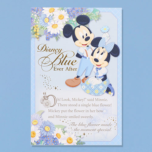 TDR - Disney Blue Ever After Collection - Mickey & Minnie Mouse Post Card