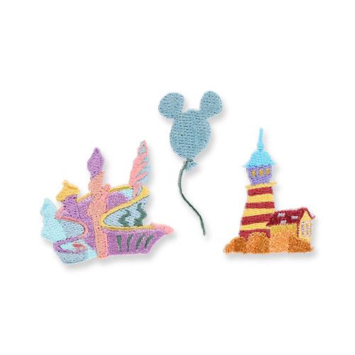 TDR - Disney Handycraft Collection x Embroidery Patch Set Mermaid Lagoon, Balloon
