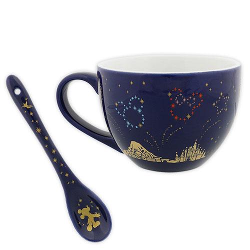 TDR - Tokyo Disney Resort Night Sky & Fireworks Collection - Mug with Spoon Set