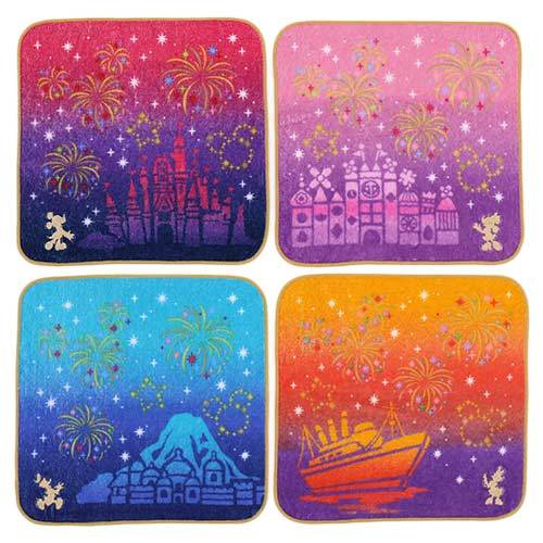 TDR - Tokyo Disney Resort Night Sky & Fireworks Collection - Mini Towels Set