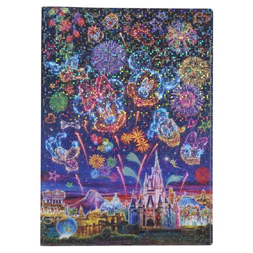 TDR - Tokyo Disney Resort Night Sky & Fireworks Collection - A4 Size Clear Folder