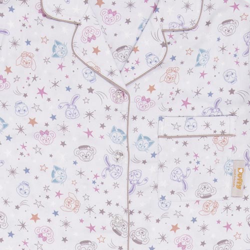 On Hand!!! TDR - Duffy and Friends Starry Dreams Collection - Pajama Dress Set For Adults with Drawstring Bag Set
