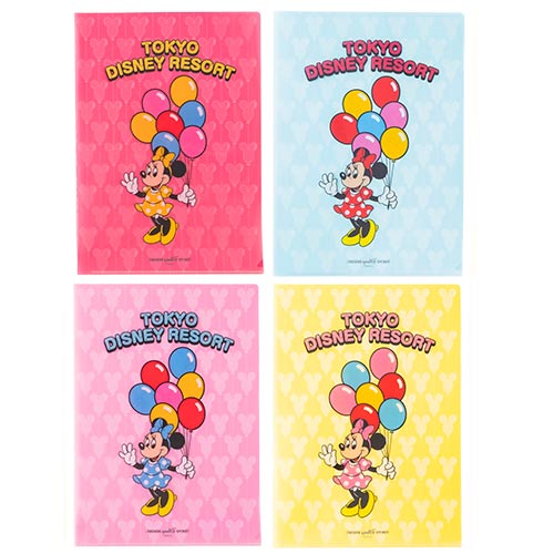 TDR - Happiness in the Sky Collection x Minnie Mouse Balloon Clear Folders Set