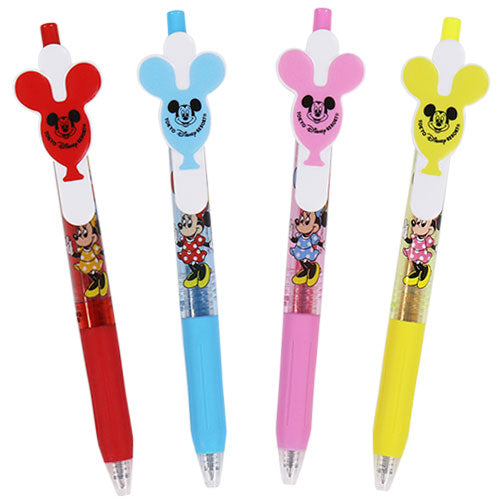 TDR - Happiness in the Sky Collection x Mickey & Minnie Mouse Balloon SARASA Ballpoint Pens Set