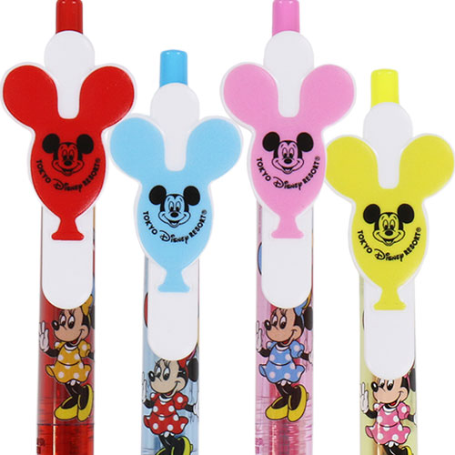 TDR - Happiness in the Sky Collection x Mickey & Minnie Mouse Balloon SARASA Ballpoint Pens Set