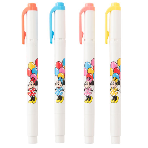 TDR - Happiness in the Sky Collection x Minnie Mouse Balloon Zebra Pen Mildliner Set