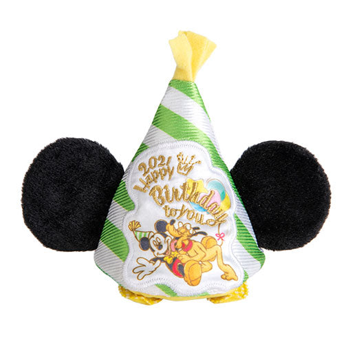 TDR - Mickey and Minnie's Birthday Collection x Mickey Mouse & Pluto Birthday Cap Shaped Hair Clip