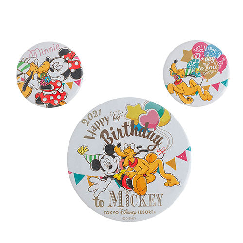 TDR - Mickey and Minnie's Birthday Collection x Button Badges Set