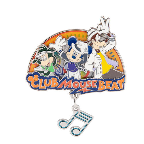 TDR - Club Mouse Beat Collection x Mickey Mouse, Goofy & Max Goof Pin